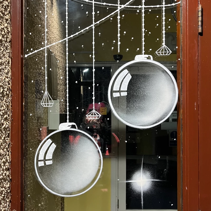 Health centre christmas window